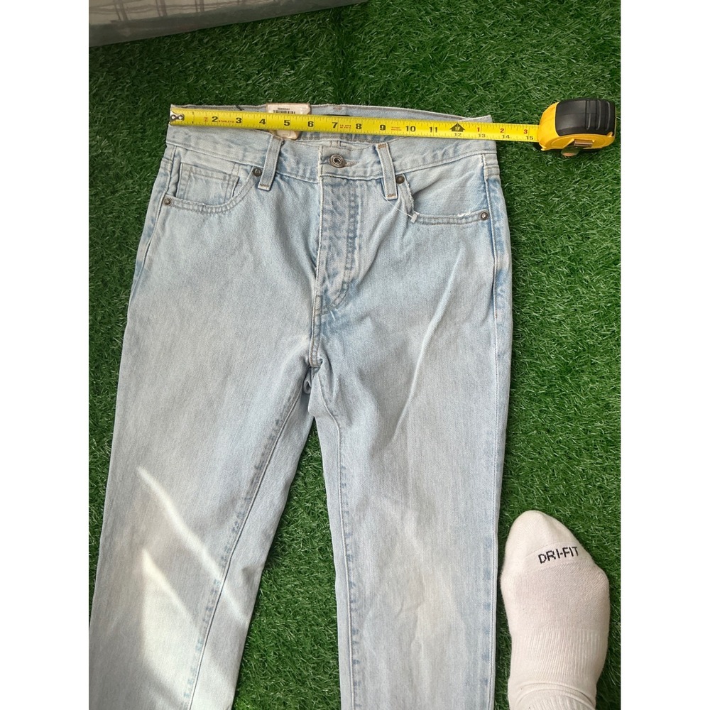 Levis Made & Crafted Twic High Slim Jeans Light Wash Blue Distressed 26 - Picture 5 of 5